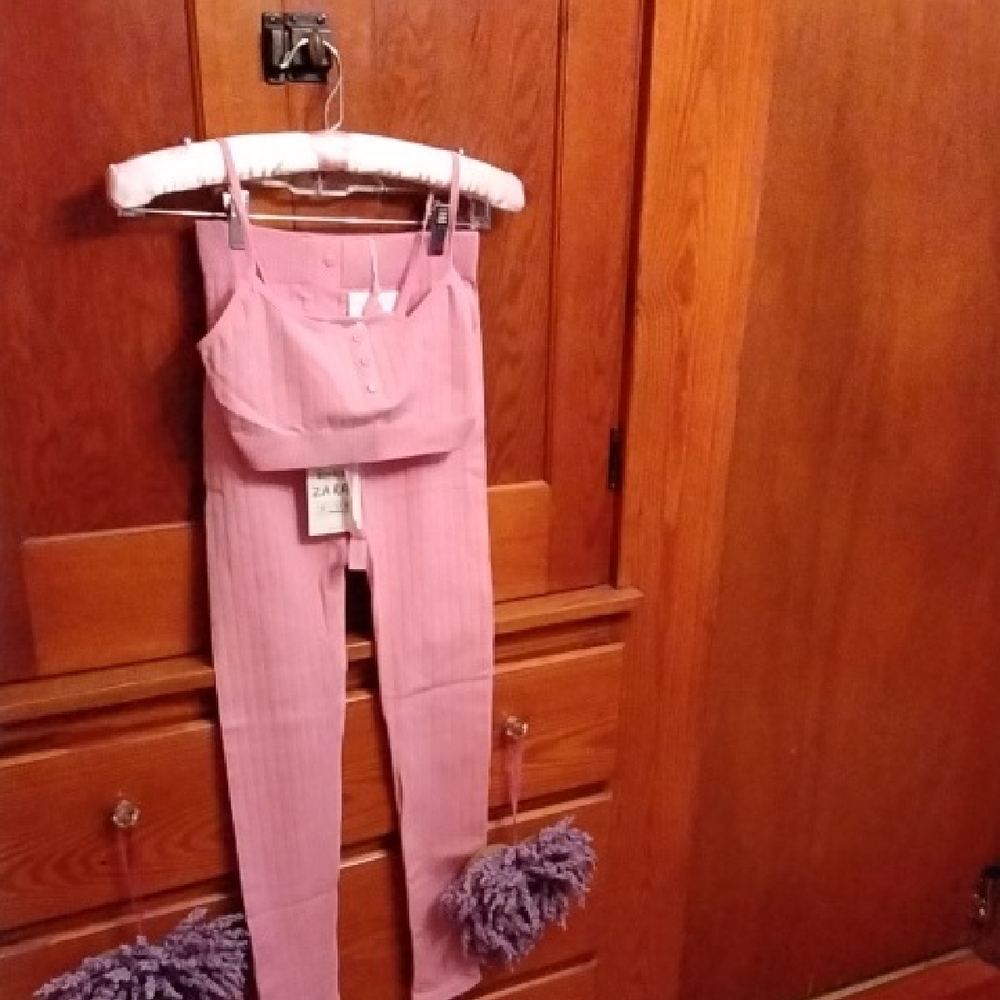 Pink Women's Jumpsuit Zara Limitless Contour Collection XS